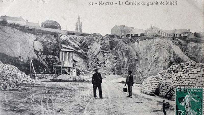 L’exploitation du granite de Miséry a perduré jusqu’à la Première Guerre mondiale (DR). L’exploitation du granite de Miséry a perduré jusqu’à la Première Guerre mondiale (DR).