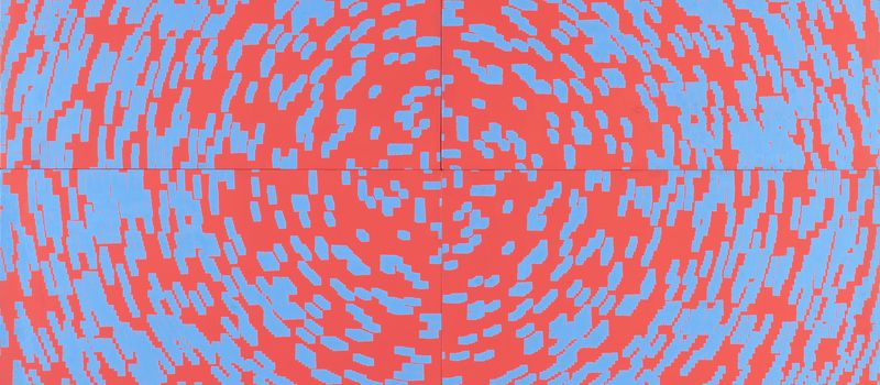 40’000 carrés, 1971 (détail) © François Morellet.
