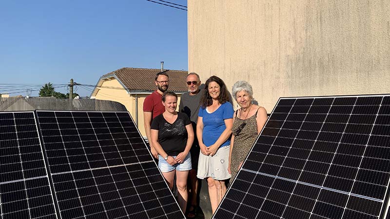 Quatre des membres de l'association Courts circuits indrais. © Courts circuits indrais