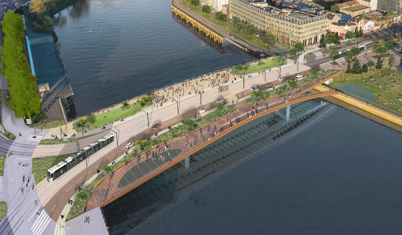 Top départ pour les travaux du pont Anne-de-Bretagne