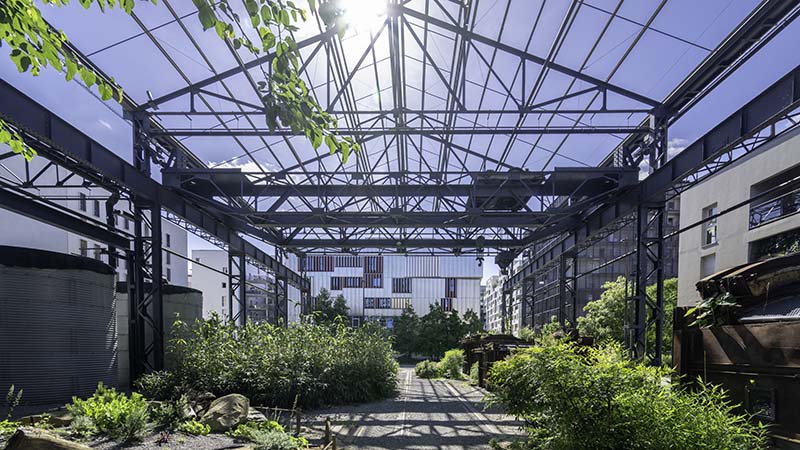 Sur l’Ȋle de Nantes, le Jardin des Fonderies est l’un des 10 sites de la saison 3 des lieux à réinventer © Valéry Joncheray. 