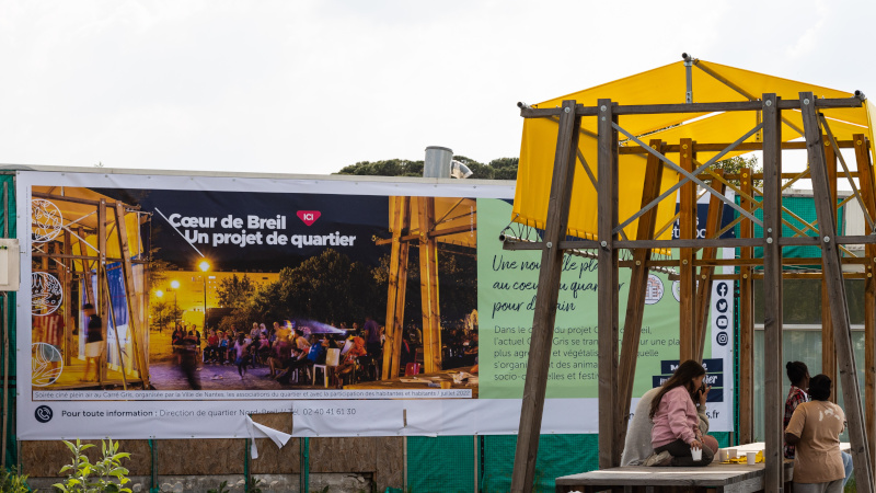 Le Breil se transforme et fait la fête le 16 septembre. © JF Fayolle pour Nantes Métropole