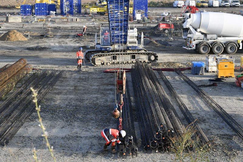 Le chantier du futur CHU de Nantes mobilisera une quarantaine d’entreprises et 1 200 ouvriers au plus fort des travaux. © Rodolphe Delaroque pour Nantes Métropole