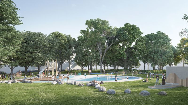 Une nouvelle pataugeoire à Grande-Garenne 