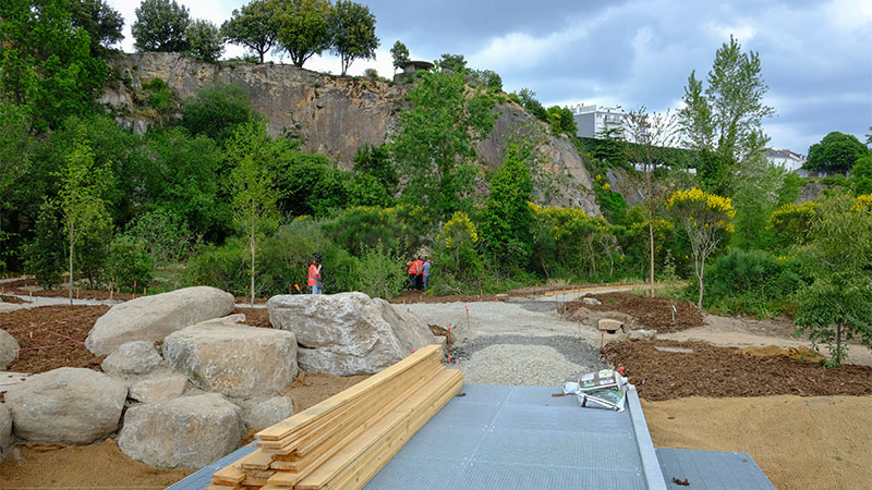 Le Jardin extraordinaire illustre ce que sera la ville de demain : une ville végétale et non seulement minérale. Le Jardin extraordinaire illustre ce que sera la ville de demain : une ville végétale et non seulement minérale.