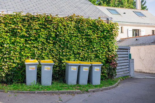 Image poubelles jaune